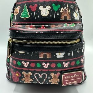 Loungefly Disney Parks Holiday Christmas Snacks 2019 Food Icons Mini Backpack